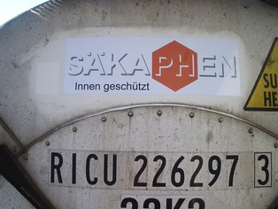 Container ISO coibentato protetto internamente con un rivestimento SÄKAPHEN